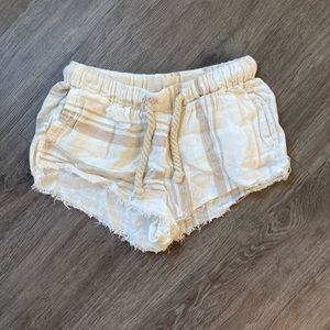Striped shorts- size small